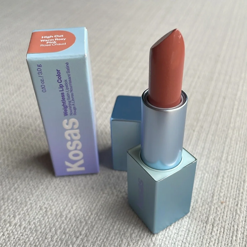 Kosas weightless Lip Color nourishing satin lipstick- high cut